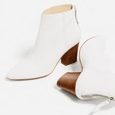 Zara Shoes High Heel Leather Ankle Boots With Zip Poshmark Check out our wood heels boots selection for the very best in unique or custom, handmade pieces from our shops. high heel leather ankle boots with zip