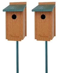 Costly doesn't generally mean the best! Woodlink Going Green Recycled Plastic Bluebird House Package W 5 Piece Pole Kit