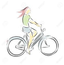 It looks like you're using artstation from europe. Vector Pen And Ink Style Sketch Of A Girl On A Bike Royalty Free Cliparts Vectors And Stock Illustration Image 21302547