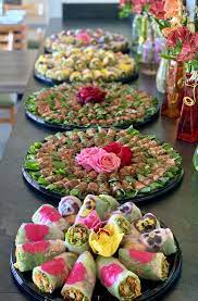 Our broad array of dinner catering options is unbeatable. Party Trays Sushi Dinner Party Party Trays Ideas Food Platters Food Catering Ideas