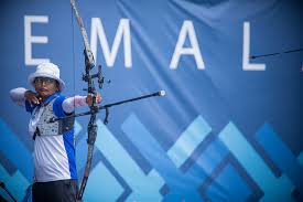 The indian will meet korea's an san in the quarterfinals. Kumari Claims Hat Trick Of Golds At Archery World Cup In Paris