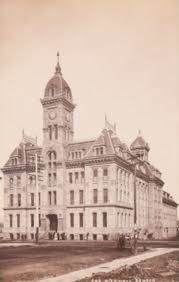 City Hall Denver by William H. Jackson: (1885) Signed by Author(s)  Art&nbsp;/&nbsp;Print&nbsp;/&nbsp;Poster
