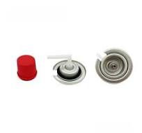 China Factory Insecticide Aerosol Spray Tin Can Component Plastic Actuator  Metal Valve
