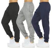 Boys Jogger Pants Set TERODACO 2-Pack Boys Fleece Jogger Sweatpants -  Athletic Slim Fit With Embroidered Logo Fleece Athletic Pants