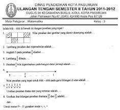 Kumpulan Soal Uts Kelas 3 Semester 2 Fasrninja