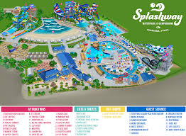 Splashway Waterpark Map - Texas Waterpark & Campground