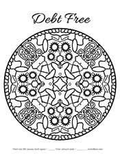 How to use the money coloring pages: Coloring Pages Debt Tracker Printables To Keep You Motivated
