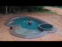 Nonetheless, the pool is really cool. Build Beautiful Natural Backyard Swimming Pool In Forest Youtube