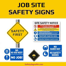 Job Site Safety Signs Philippines Job Safety Site