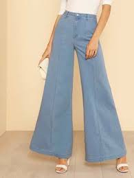 Bell bottoms are making a comeback, and for good reasons: Shein High Waist Bell Bottom Jeans Shein Eur