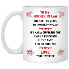 Mothers Day Gifts To My Mother In Law Mug Punch In Face Mug Mother In Law Gifts In Law Gifts Mother In Law