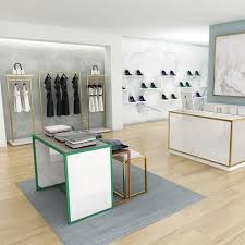 Portant Dore Slim1 Magasin Vetement Portant Vetement Bois Amenagement Magasin