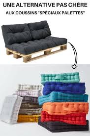 Les Coussins Speciaux Aux Dimensions Des Palettes Sont Trop Cher Voici Une Solution Coussin Pour Palette Meubles De Patio Palette Salon En Palettes