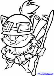 How To Draw Teemo From League Of Legends Step By Step Video Game Characters Pop Cultu League Of Legends League Of Legends Characters League Of Legends Teemo