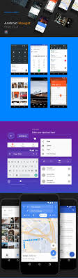 Android Nougat Free Gui Material Design 2019 For Figma Freebiesui Material Design Android Figma