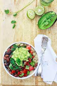 Quinoa Taco Bowls Quick Guacamole Recipe On Yummy Mummy Kitchen Is A Healthy Clean Way To Update Yo Quick Guacamole Recipe Quick Guacamole Whole Food Recipes