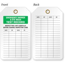 A log sheet template is devised to keep track of all the business plans taking place. Safety Shower Inspection Checklist Pdf Hse Images Videos Gallery