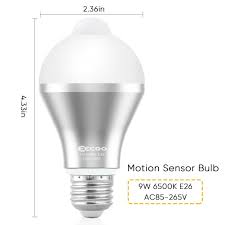 Glass is a highly reflective compound and acts as a mirror for infrared radiation. 3 Pack 9w Motion Activated Led Bulb Motion Sensor Light Bulb E26 E27 Cold White Motion Detection Outdoor Indoor Led Night Light Bulbs For Front Door Garage Basement Hallway Stairs Walmart Com