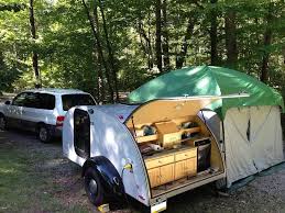 10x10 Side Mount Screen Room Tent By Pahaque Teardrop Trailer Camping Tent Camping Motorcycle Camping Gear