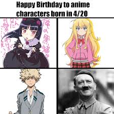 Which Anime Character Are You Birthday We celebrate the people in animes who's birthday wasn't celebrated, cause we care.