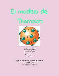 O modelo atômico de thomson foi o primeiro modelo de estrutura atômica a indicar a divisibilidade do átomo. Calameo Informe Sobre El Modelo Atomico De Thomson