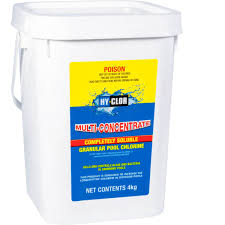 Hy Clor Multi Concentrate Granular Pool Chlorine 4kg