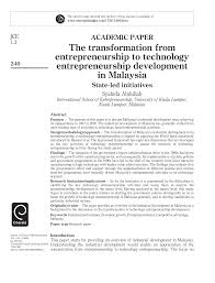 A conceptual framework for social entrepreneurship in malaysia. 2