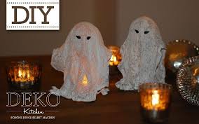 Diy Coole Halloween Gespenster Aus Gips Deko Kitchen Halloween Deko Selber Machen Halloween Deko Halloween Deko Basteln