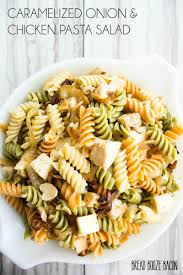 In a large bowl, mix the pasta with the tomatoes (whole or halved!), chopped veggies, artichoke hearts, olives, pepperoncini, salami, mozzarella, and fresh herbs. Chicken Pasta Salad With Italian Dressing Bread Booze Bacon