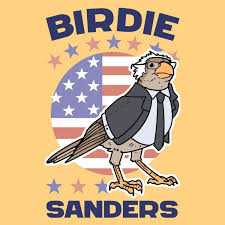 We decided to take this approach to the 2020 logo to showcase a new look and feel for. Birdie Sanders T Shirts Lookhuman Bernie Sanders Bird Birdy Birdie Sanders