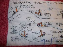 Behind the beloved 'calvin and hobbes' is its reclusive creator bill watterson. Calvin And Hobbes Operation Kapow Quilt Pretty Amazing Calvin And Hobbes Treasure Maps Calvin