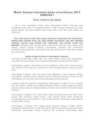 Materi Bahasa Indonesia Kelas Xii Kuriku Docx