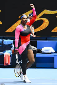 Serena williams d laura siegemund. Serena Williams Turns Heads With Unique One Legged Catsuit During First Win At The Australian Open Daily Mail Online