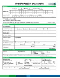 Its average customer deposit is 37 times higher than that in the uk, indicating local virtual banks can compete with traditional lenders. Fillable Online My Dream Account Opening Form Standard Chartered Bank Fax Email Print Pdffiller