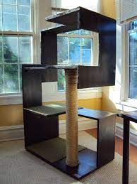 Pin By Tara Denz On For The Home Contemporary Cat Furniture Cat Furniture Modern Cat Tree