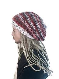 Dread beanie dreadlock hat 13 long black brown | etsy. Amazon Com Slouch Hat Dread Mans Beanie Tam Crochet Knit Handmade Dreadlocks Unisex Hippy Boho Beanie Hat Handmade Products