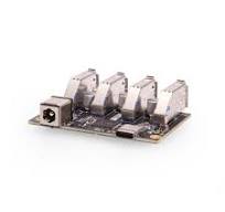 4 Port USB 3.2 Gen 2 Mini Powered PCBA w/ ESD Surge Protection
