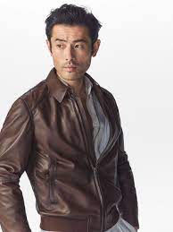 Spring Summer 2017 Men S Brown Nappa Leather Jacket At Massimo Dutti For 229 Effortless Elegance Leather Jacket Men Leather Jacket Jackets
