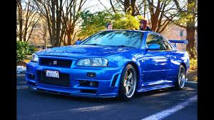 Matching the satanic performance is an equally dominating aesthetic. Nissan R34 Gt R V Spec Ii Nur Bayside Blue Youtube