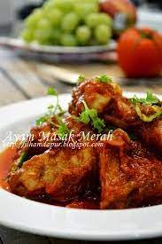 Ilham Dapur Ayam Masak Merah Nasi Tomato Resep Masakan Malaysia Foto Makanan Resep Makanan