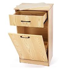Tenon jigs workshop tool boxes and cabinets workshop tools hand planes workshop woodworking jigs workshop workbenches and work tables yard art figures and decor. Buy Tilt Out Trash Bin Cabinet Hidden Trash Can Cabinet Wooden Trash Can Holder For Kitchen With Removable Cutting Board Storage Drawer Sturdy Large Indoor Wood Cabinet Fits Garbage Can Upto 10
