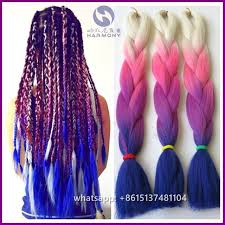 Online Shop Free Shipping 10pcs Lot Beautiful Ombre Color Jumbo Braiding Hair Lilac Hair Extensions Braids Blon In 2020 Jumbo Braiding Hair Blonde With Pink Lilac Hair