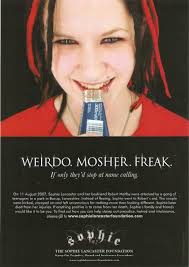 Goth sophie lancaster was brutally murdered on august 24th 2007, in trying to protect her boyfriend from a battering by a bunch of yobs, purely because of the way she dressed. Sophie Lancaster Foundation Metal Shock Finland World Assault
