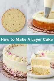 This chart helps down and upscale cake recipe quantities and assumes that the recipe you are using is the most common size/shape, which is an 8 inch (20cm) round cake and 3. How To Make A Layer Cake Step By Step Tutorial Beyond Frosting