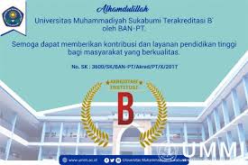 Stie pasim sukabumi merupakan salah satu perguruan tinggi swasta yang telah beridiri sejak 4 oktober 2007 , kampus ini berlokasi di sukabumi , sukabumi, jawa barat, indonesia. Ummi Memperoleh Akreditasi B Universitas Muhammadiyah Sukabumi