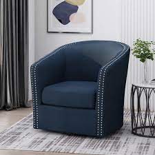 Blue 1 Swivel Chair Swivel Club Chairs Swivel Chair Living Room