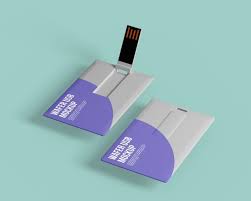 Business card usb flash drive with 1 to 64gb storage capacity, supports usb1.1 and 2.0 interfaces. Premium Psd Business Card Usb Flash Drive Mockup