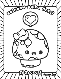 These cute images will be fun to draw and color. Free Kawaii Coloring Pages Coloring Home