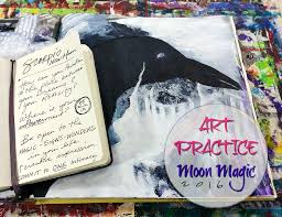 Art Practice Moon Magic New Moon In Scorpio Big News Art Practice Art Journal Inspiration Moon Magic