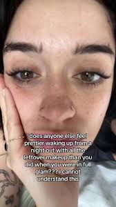 like something is just different (i dont drink btw) #goingout #sleepy #skin